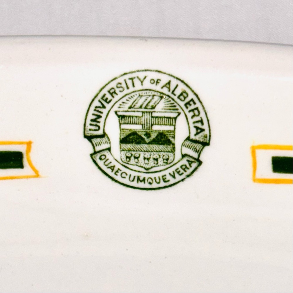 University of Alberta Vintage Restaurant Ware Cafeteria Celery Dish Dining Hall